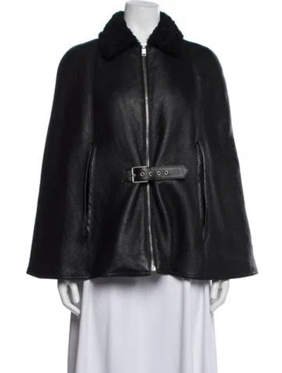 Pre-owned Saint Laurent Cape In Black