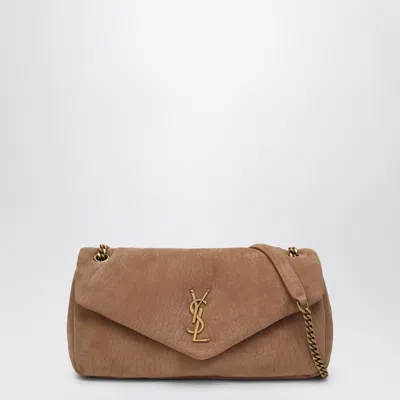 Saint Laurent Caramel Calypso Leather Bag Women In Brown