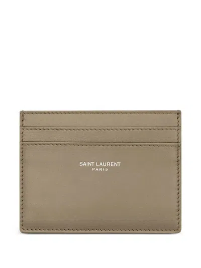 Saint Laurent Card Case In Nude