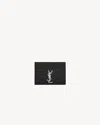 Saint Laurent Card Case In Black