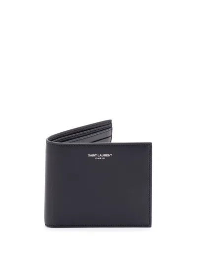 Saint Laurent Card Case In Blue
