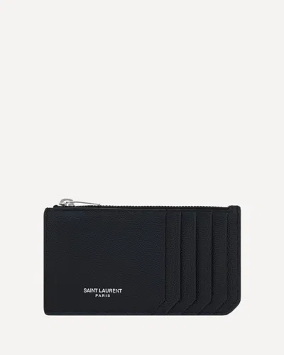 Saint Laurent Card Holder In Black