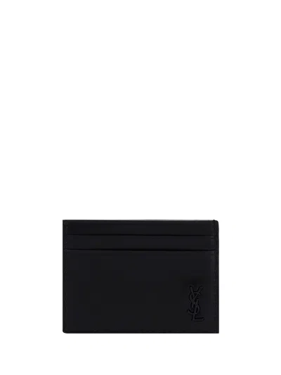 Saint Laurent Card Holder In Black