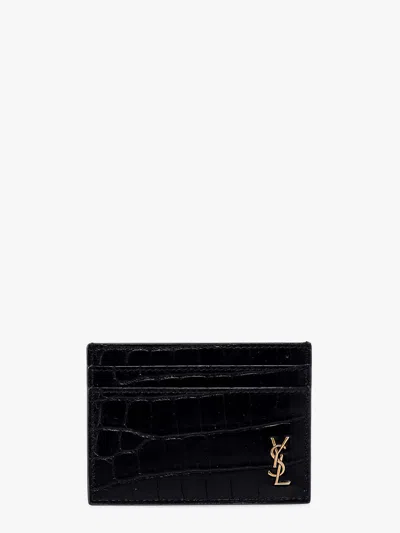Saint Laurent Cardholder In Black