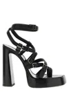 Saint Laurent Carine Sandals In Black