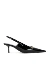 Saint Laurent Carine Slingback Pump In Nero