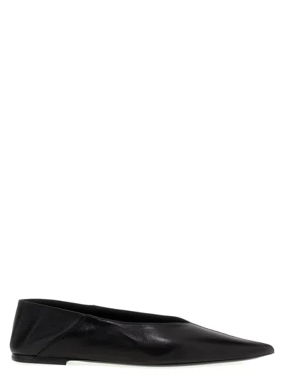 Saint Laurent Carolyn Ballet Flats In Black