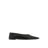 Saint Laurent Carolyn Nappa Ballerina Flats Women In Black