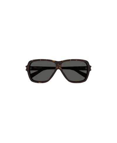 Saint Laurent Carolyn Oversized-frame Sunglasses In Black