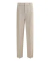 Saint Laurent Carotte Pants In Beige