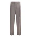 Saint Laurent Carotte Pants In Grey