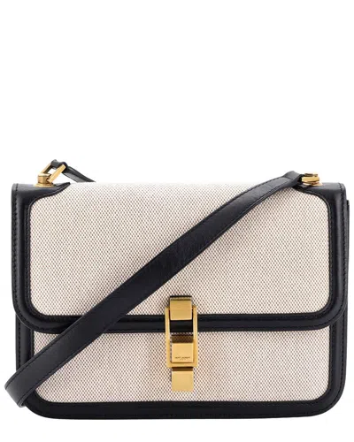 Saint Laurent Carre Satchel With Medium (authentic Pre-loved) In Neutral