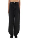 Saint Laurent Carrot-fit Jeans With A Washed Effect