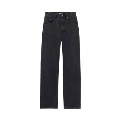 Pre-owned Saint Laurent Carrot-fit Jeans 'used Paris Black' | Women's Size 28