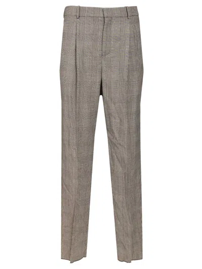 Saint Laurent Carrot-fit Trousers Grey