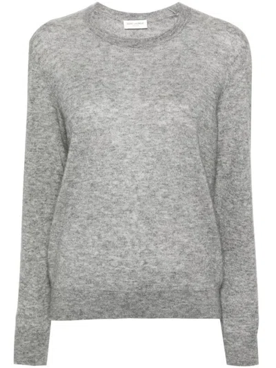 SAINT LAURENT SAINT LAURENT CASHMERE AND SILK SWEATER