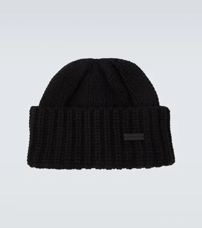 Saint Laurent Cashmere Beanie In Black