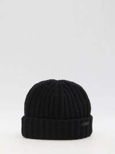Saint Laurent Cashmere Beanie In Black