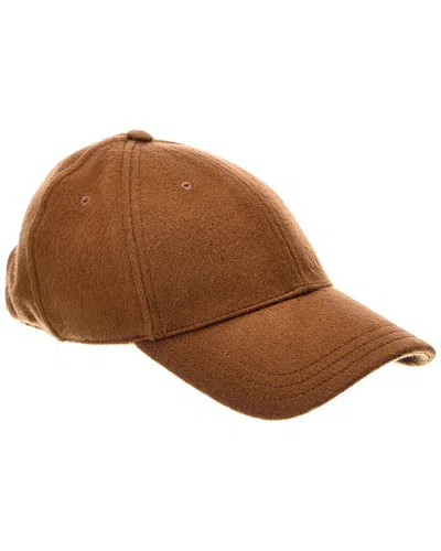 Saint Laurent Cashmere Cap In Brown