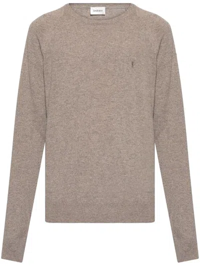 SAINT LAURENT SAINT LAURENT CASHMERE CREWNECK JUMPER