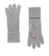 SAINT LAURENT CASHMERE FOLDED GLOVES