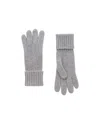 Saint Laurent Cashmere Gloves In Gray