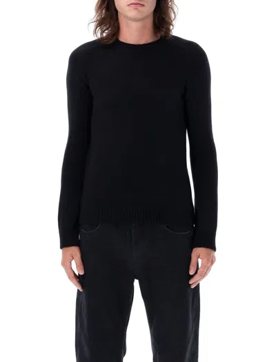 Saint Laurent Cashmere Knit Sweater In Black
