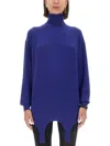 Saint Laurent Cashmere Pullover In Blue