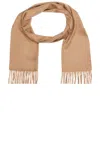 Saint Laurent Cashmere Scarf In Camel