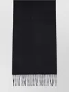 SAINT LAURENT CASHMERE SCARF LUXURIOUS FRINGE DETAILING