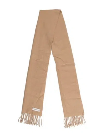 Pre-owned Saint Laurent Cashmere Scarf In Neutral