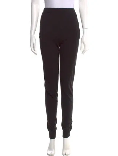 Pre-owned Saint Laurent Cashmere Skinny Leg Pants In Black