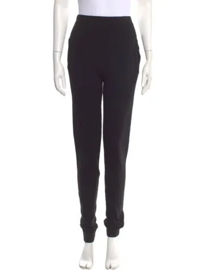 Pre-owned Saint Laurent Cashmere Skinny Leg Pants W/ Tags In Black