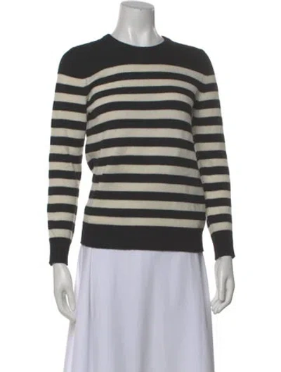 Pre-owned Saint Laurent Cashmere Striped Sweater In Multi