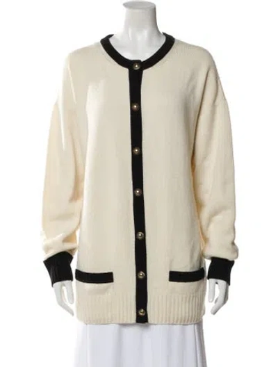 Pre-owned Saint Laurent Cashmere Striped Sweater W/ Tags