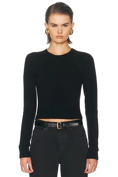 Saint Laurent Cashmere Sweater In Black