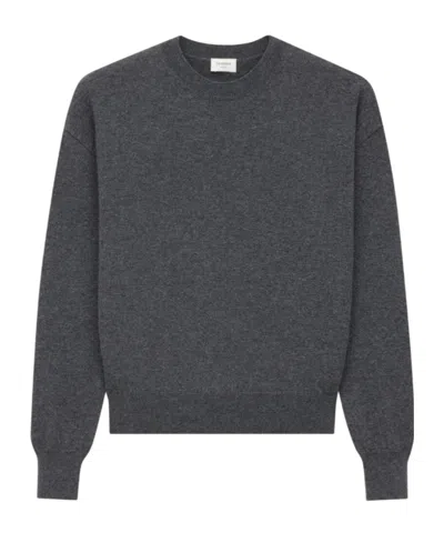 Saint Laurent Cashmere Sweater In Gray