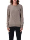 Saint Laurent Slim Fit Cashmere Sweater In Grey