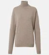 Saint Laurent Turtleneck Sweater In Cashmere In Grey
