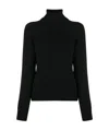 Saint Laurent Cashmere Turtleneck  Jumper In Black