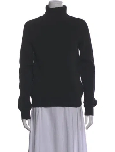 Pre-owned Saint Laurent Cashmere Turtleneck Sweater In Gray