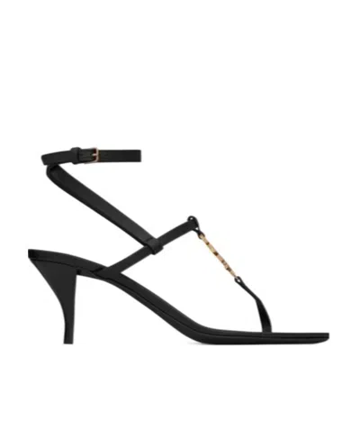 SAINT LAURENT SAINT LAURENT CASSANDRE OPEN TOE SANDALS