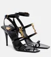Saint Laurent Cassandra 90 Patent Leather Sandals