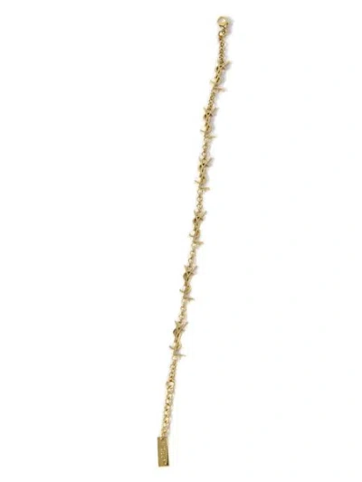 Saint Laurent Cassandra Chain Bracelet In Gold