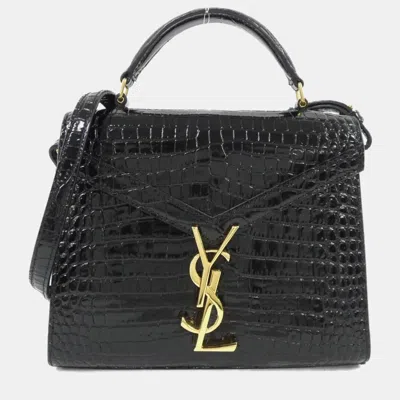 Pre-owned Saint Laurent Cassandra Handbag In Black
