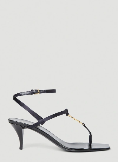 Saint Laurent Cassandra Kitten Heel Sandals