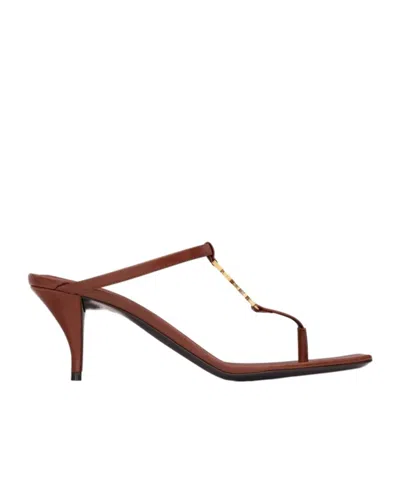 SAINT LAURENT SAINT LAURENT CASSANDRA THONG MULES