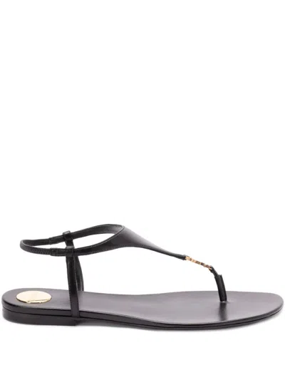 Saint Laurent Cassandra Sandals In Black