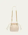 Saint Laurent Cassandra Small Ysl Bucket Bag In Quilted Leather