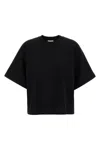 Saint Laurent Women's Cotton Piqué Cassandre T-shirt In Black